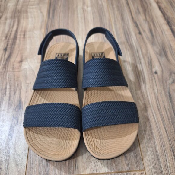 Reef Water Vista Sandals Black 9 - Picture 1 of 6